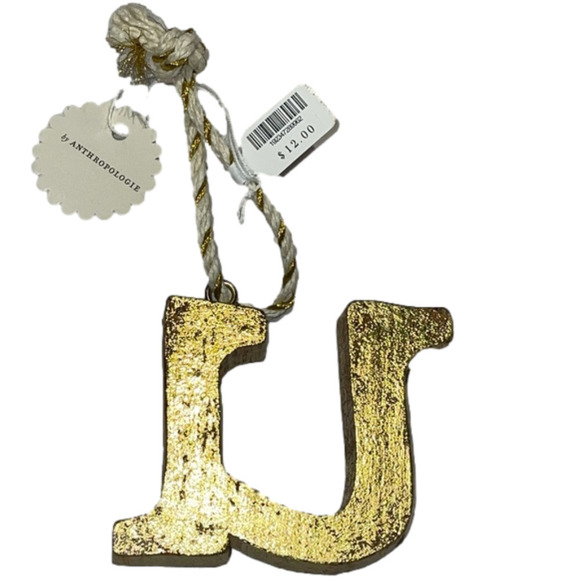[Anthropologie] Letter U ornament - Picture 2 of 2